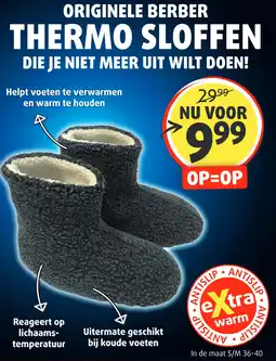 Lucovitaal ORIGINELE BERBER THERMO SLOFFEN aanbieding