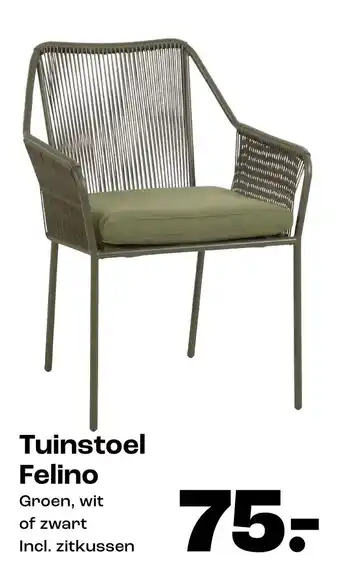 Kwantum Tuinstoel Felino aanbieding