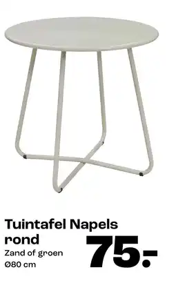 Kwantum Tuintafel Napels rond aanbieding