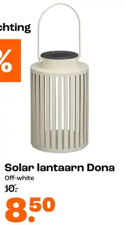 Kwantum Solar lantaarn Dona aanbieding