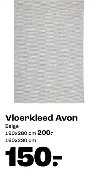 Kwantum Vloerkleed Avon aanbieding