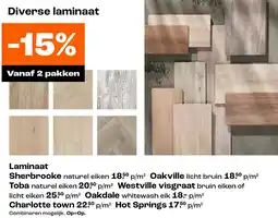 Kwantum Diverse laminaat aanbieding