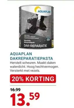 Kluswijs AQUAPLAN DAKREPARATIEPASTA aanbieding