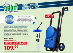 Kluswijs NILFISK CORE HOGEDRUKREINIGER aanbieding