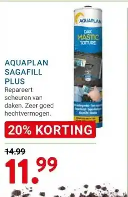 Kluswijs AQUAPLAN SAGAFILL PLUS aanbieding