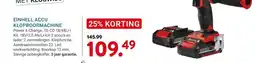 Kluswijs EINHELL ACCU KLOPBOORMACHINE aanbieding