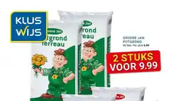 Kluswijs GROENE JAN POTGROND aanbieding