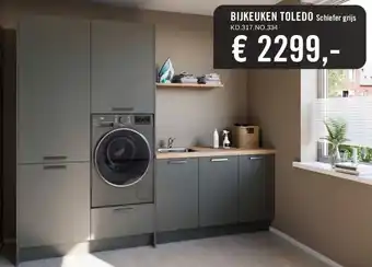 Keukendepot BIJKEUKEN TOLEDO Schiefer grijs aanbieding