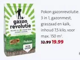 Intratuin Pokon gazonrevolutie. aanbieding