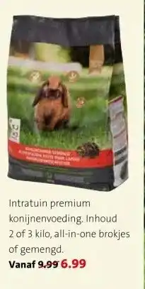 Intratuin Intratuin premium konijnenvoeding. aanbieding