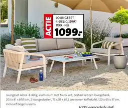 Intratuin LOUNGESET 4-DELIG aanbieding