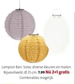 Intratuin Lampion Bari. Solar, diverse kleuren en maten. aanbieding