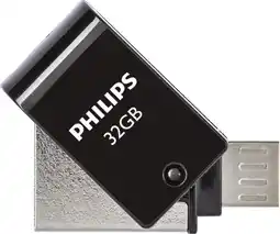 Bol.com Philips FM32DA148B - 2in1 USB 2.0/USB Micro B 32GB aanbieding