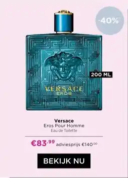 ICI Paris XL Versace Eros Pour Homme Eau de Toilette aanbieding