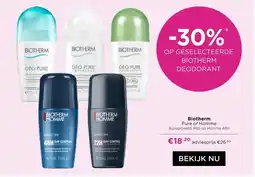 ICI Paris XL Biotherm Pure of Homme Bijvoorbeeld: Roll-on Homme 48H aanbieding