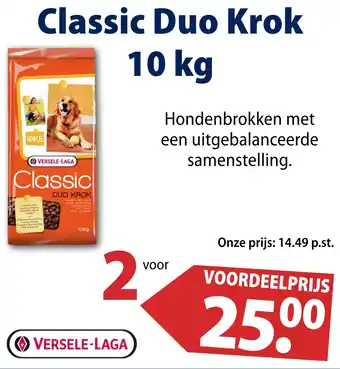 Huisdier Voordeelshop Classic Duo Krok 10 kg aanbieding