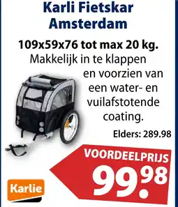 Huisdier Voordeelshop Karli Fietskar Amsterdam aanbieding