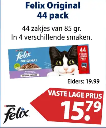 Huisdier Voordeelshop Felix Original 44 pack aanbieding