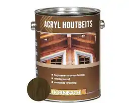 Hornbach HORNBACH Acryl houtbeits notenoptiek 6 l aanbieding