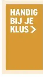 GAMMA HANDIG BIJ JE KLUS > aanbieding