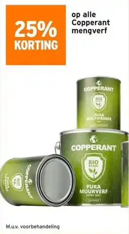 GAMMA 25% korting op alle Copperant mengverf aanbieding