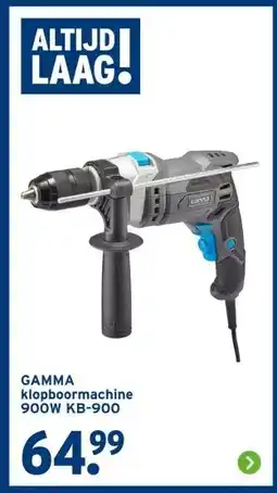 GAMMA GAMMA klopboormachine 900W KB-900 aanbieding