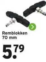 GAMMA Remblokken 70 mm aanbieding