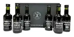 Gall & Gall Kopke Port Miniaturen  Cadeaupakket 6X5CL Port en sherry aanbieding