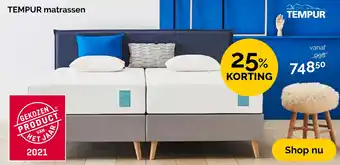 Beter Bed Tempur matrassen aanbieding