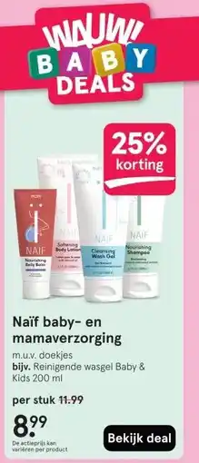 Etos Naif baby-en mamaverzorging aanbieding