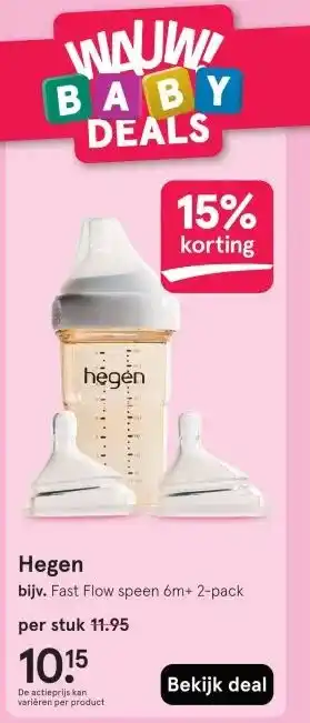 Etos Hegen aanbieding