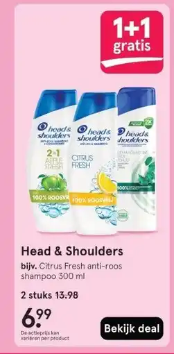 Etos Head & Shoulders aanbieding