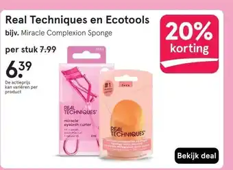 Etos Real Techniques en Ecotools aanbieding