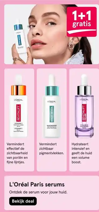 Etos L'Oréal Paris serums aanbieding