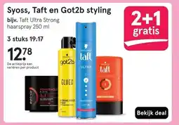 Etos Syoss, Taft en Got2b styling aanbieding