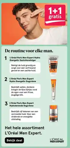 Etos Het hele assortiment L'Oréal Men Expert. aanbieding