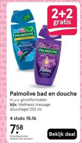 Etos Palmolive bad en douche aanbieding