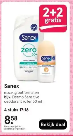 Etos Sanex aanbieding