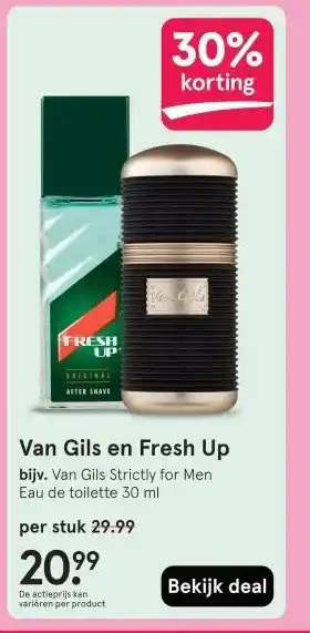 Etos Van Gils en Fresh Up aanbieding