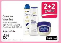 Etos Dove en Vaseline aanbieding