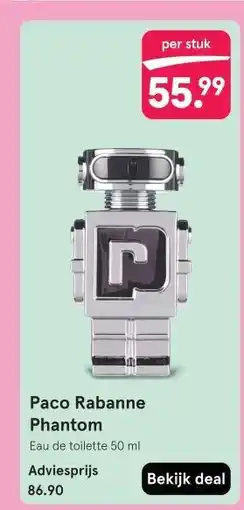 Etos Paco Rabanne Phantom aanbieding