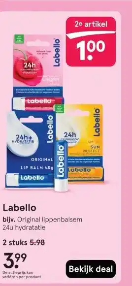 Etos Labello aanbieding