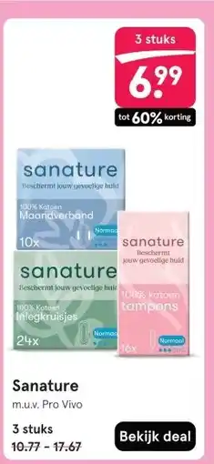 Etos Sanature aanbieding