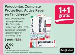 Etos Parodontax Complete Protection, Active Repair en Tandvlees+** aanbieding