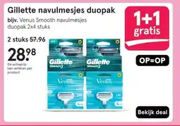 Etos Gillette navulmesjes duopak aanbieding