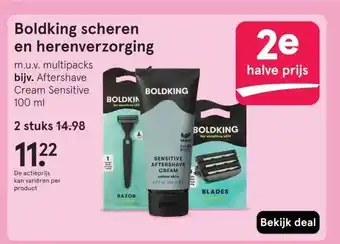 Etos Boldking scheren en herenverzorging aanbieding