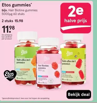 Etos Etos gummies aanbieding