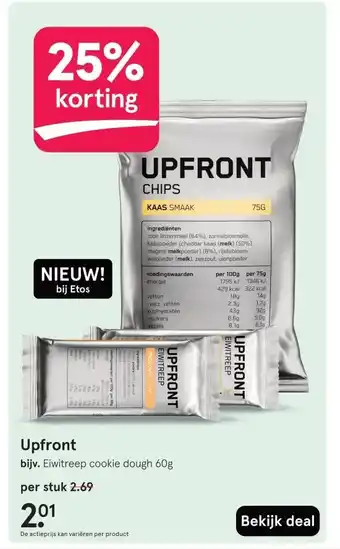 Etos Upfront aanbieding