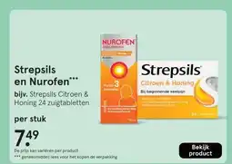 Etos Strepsils en Nurofen aanbieding