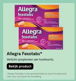 Etos Allegra Fexotabs* aanbieding